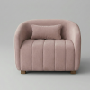 FrontEnd-600-x-600-px-82.png The Charlotte - Dusty Pink Channel Tufted Velvet Armchair