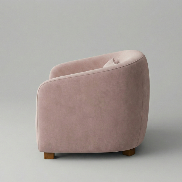 FrontEnd-600-x-600-px-83.png The Charlotte - Dusty Pink Channel Tufted Velvet Armchair