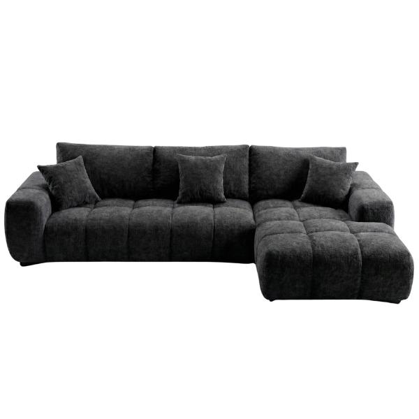 FrontEnd-600-x-600-px-95.png The Madiba - Charcoal Textured Chenille L-Shape Sectional Sofa